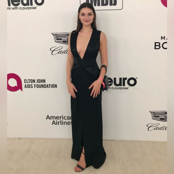 Theyskins’ Theory Deiliah Slit-Front Gown - Picture 1 of 6